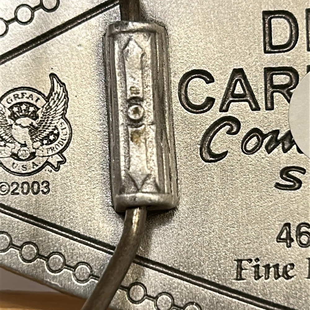 NWOT Las Vegas iconic sign belt bucket pewter - Picture 9 of 12